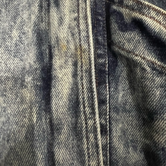 Vintage Andy Johns Sherpa lined denim jacket in preowned condition. - Picture 9 of 9